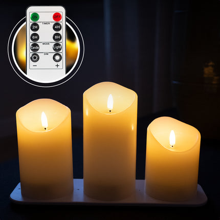 3 LED kaarsen - Akaro