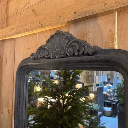 Handbewerkte houten spiegel – Landelijke elegantie