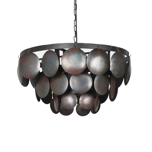 Hanglamp met metalen schijfjes – By Mooss