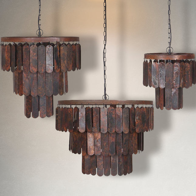 Hanglamp Roest Lamel - by Mooss
