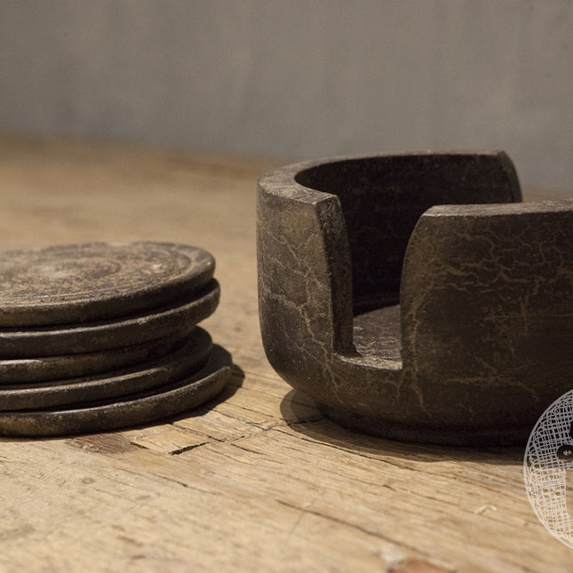 Be-Uniq Onderzetters in Houten Houder