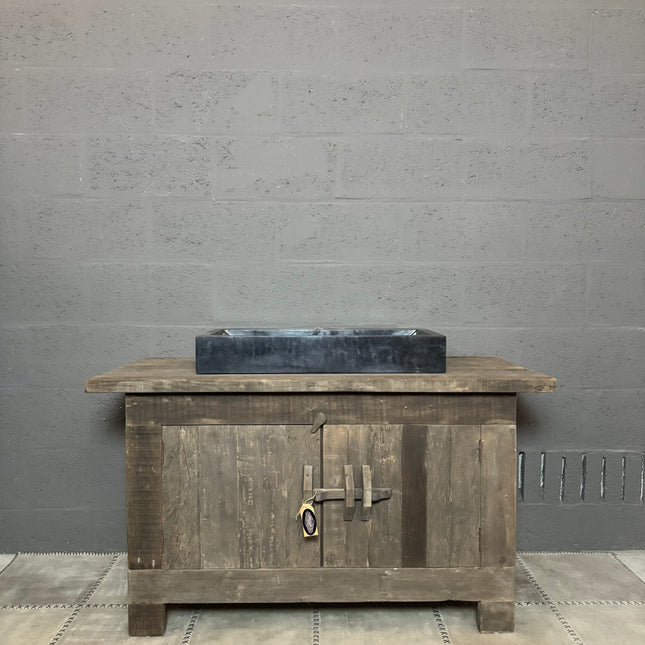 Driftwood badmeubel met 2 deuren