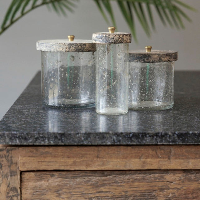 Be-Uniq Glazen pot met deksel Lotte | Small, Medium, Large & Set