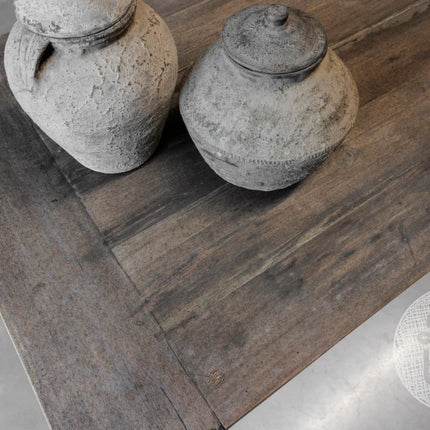 Eettafel Ibiza 220 cm | Natuurlijk Vergrijsd Teakhout | Island Collection