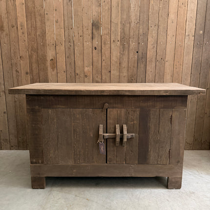 Driftwood badmeubel met 2 deuren