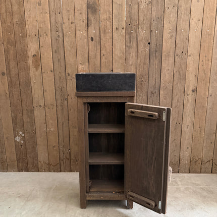 Driftwood wc-meubel met spoelbak
