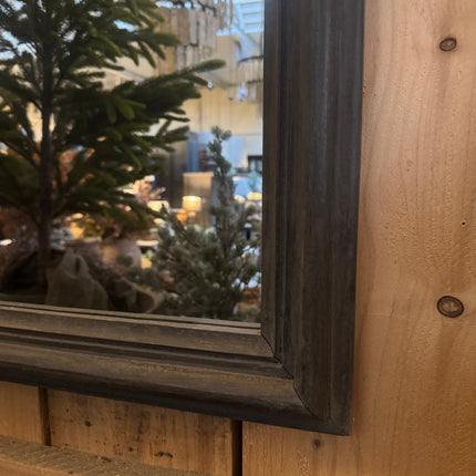 Handbewerkte houten spiegel – Landelijke elegantie