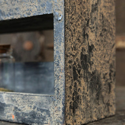 Kruidenrekje Grey Finish 40x40 cm | Stoer Houten Kruidenrek | Be Uniq