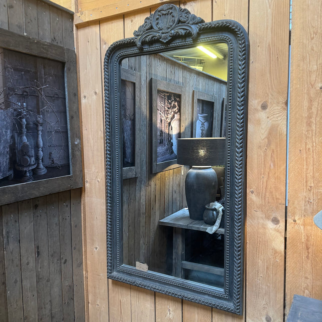 Handbewerkte houten spiegel – Uniek vakmanschap