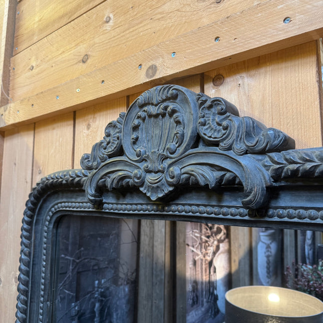 Handbewerkte houten spiegel – Uniek vakmanschap