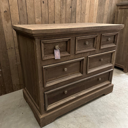 Driftwood Commode met 6 Lades – Stoere Houten Commode voor Babykamer