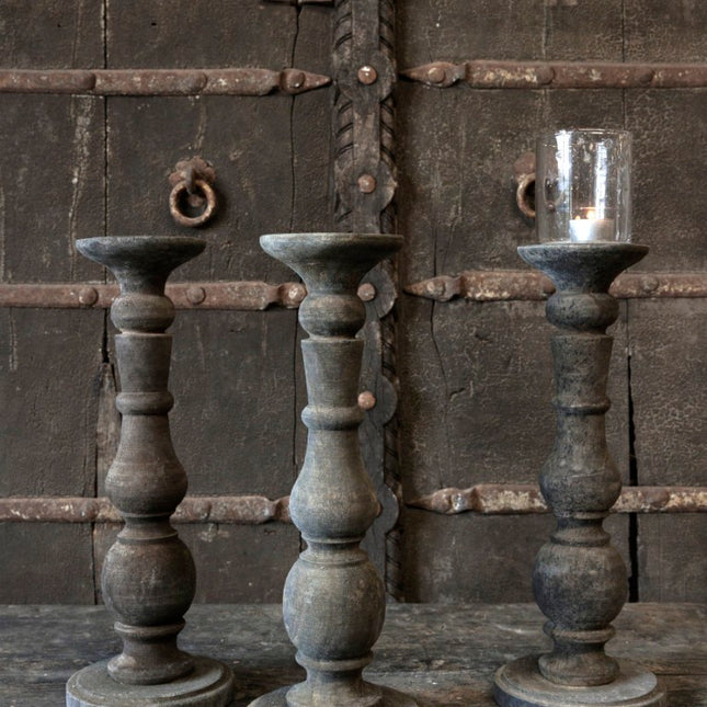 Be-Uniq Kandelaar Sipora – Island Collection | Houten Kandelaar Small & Large