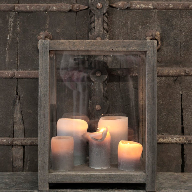 Be-Uniq Vitrine Timor – Houten Displaykast met Glas | Island Collection