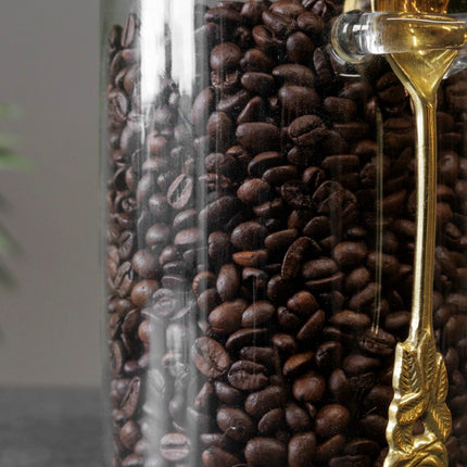 Be Uniq Glazen Voorraadpot met Lepel Buren | Glass Collection | Landelijke Voorraadpot