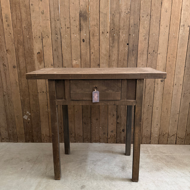 Driftwood sidetable met lade