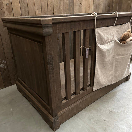 Driftwood Babybed – Verstelbaar in 3 Hoogtes | Stoer & Uniek Houten Babybed