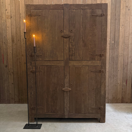 Driftwood Kast – 4-Deurs Robuuste Houten Kast