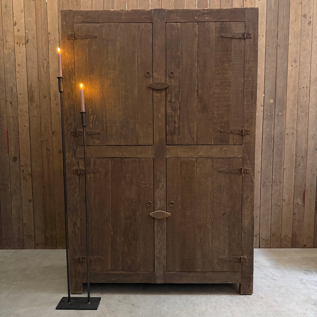 Driftwood Kast – 4-Deurs Robuuste Houten Kast
