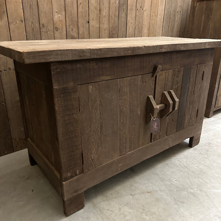 Driftwood badmeubel met 2 deuren