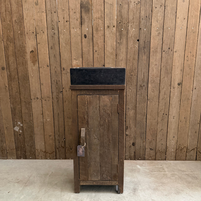 Driftwood wc-meubel met spoelbak