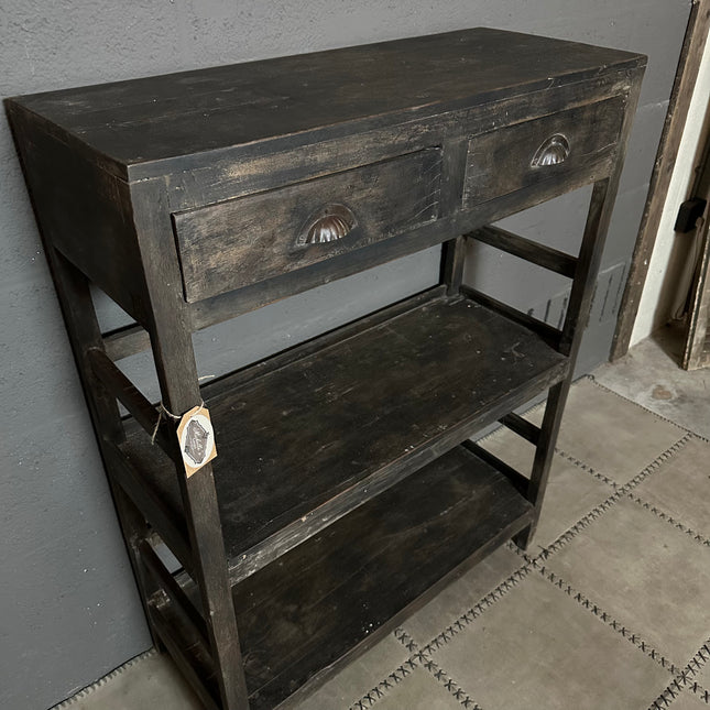 Uniek India Rek – 2 Lades & Meerdere Legplanken