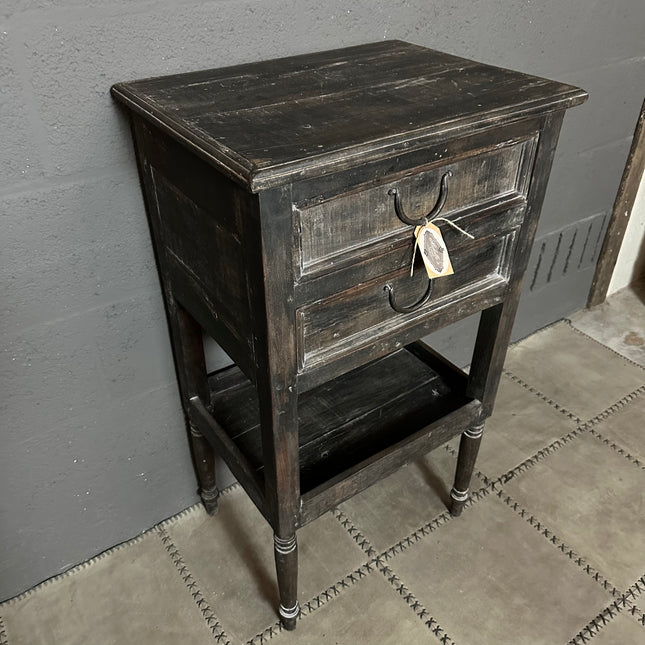 Uniek India Kastje – 2 Lades & Open Plank