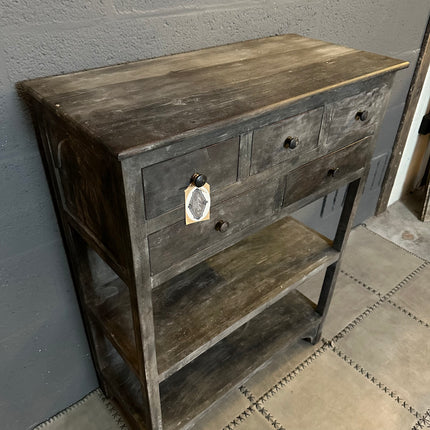 Uniek India Kastje – 5 Lades & 2 Legplanken