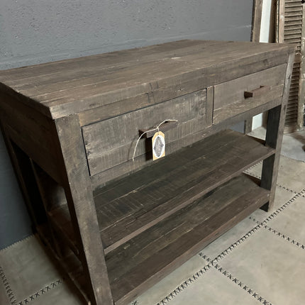 Driftwood Keukeneiland – Met 2 Lades & Open Vakken