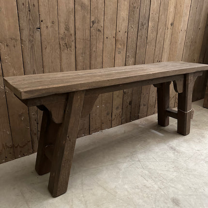 Driftwood Chinees bankje | Landelijk houten bankje
