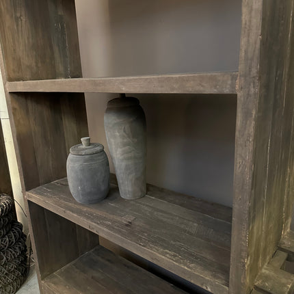 Driftwood Kast Open Vakken met Opbergruimte