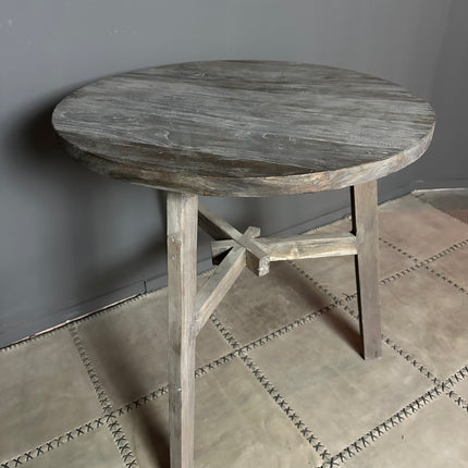 Driftwood bijzettafel rond