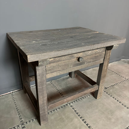 Driftwood tafeltje met lade