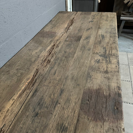 Rough Wood eettafel met A-poot 200 cm