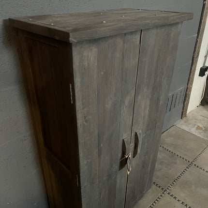 Rough Wood smalle kast met 2 deuren