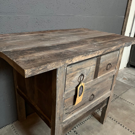 Driftwood sidetable met 3 lades