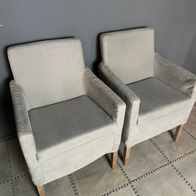 Linnen eetkamerstoelen