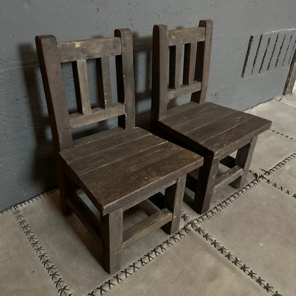 Driftwood Kinderstoeltje – Massief Houten Stoeltje