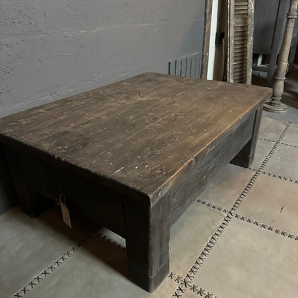 Uniek India Salontafel – Met 2 Kleppen aan de Zijkant