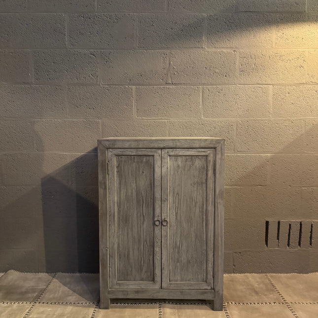 Old Grey Kast met 2 Deuren