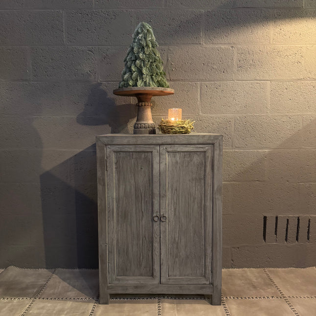 Old Grey Kast met 2 Deuren