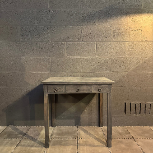 Old Grey Bureautje met 3 Lades