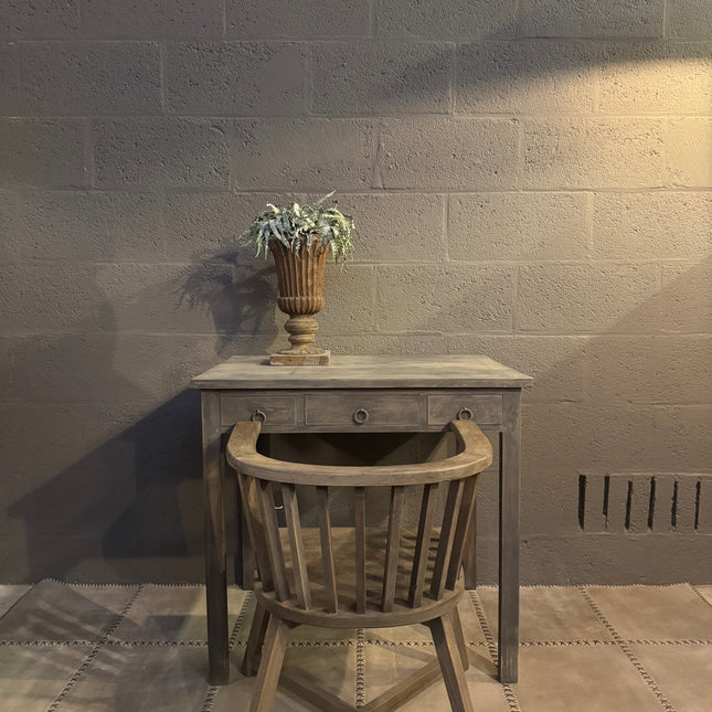 Old Grey Bureautje met 3 Lades