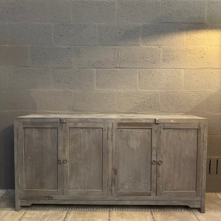 Old Grey Dressoir met 4 Deuren