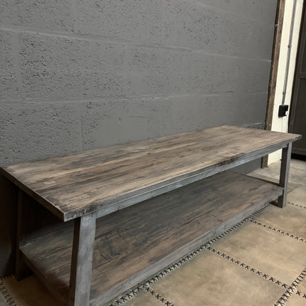 Old Grey Salontafel met onderblad