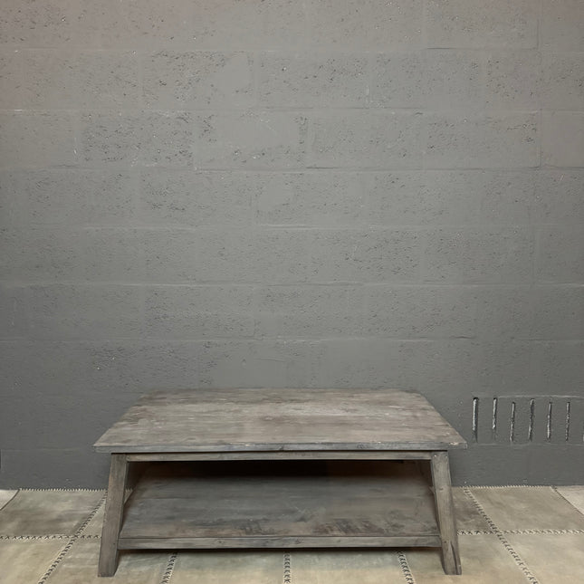 Old Grey Salontafel met onderblad