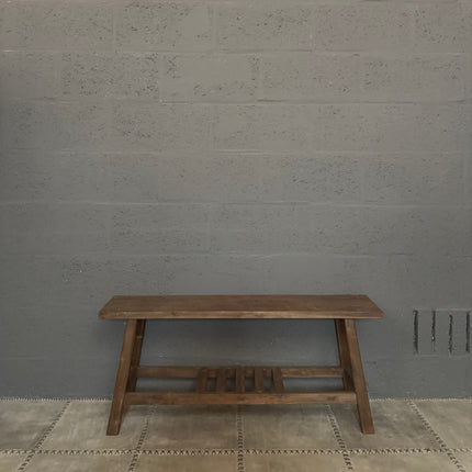 Houten Bankje met Legplank