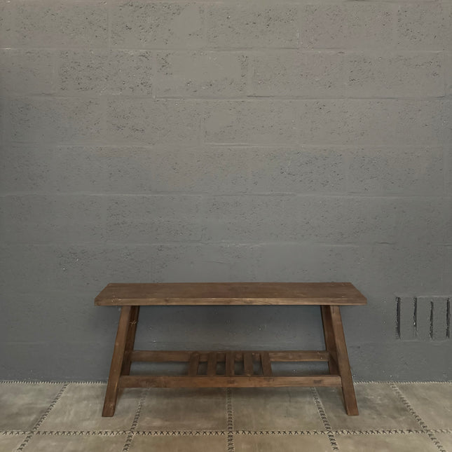 Houten Bankje met Legplank