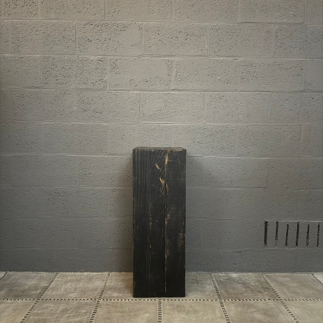 Zwarte Rough Wood Zuil