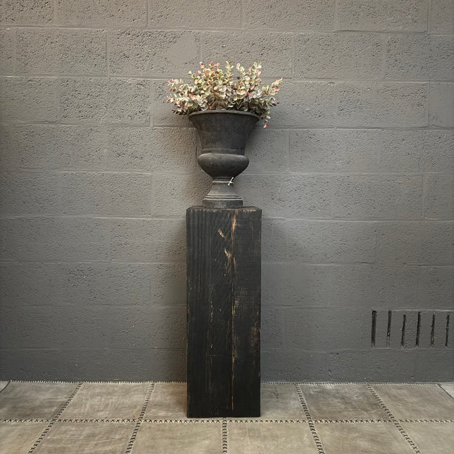 Zwarte Rough Wood Zuil