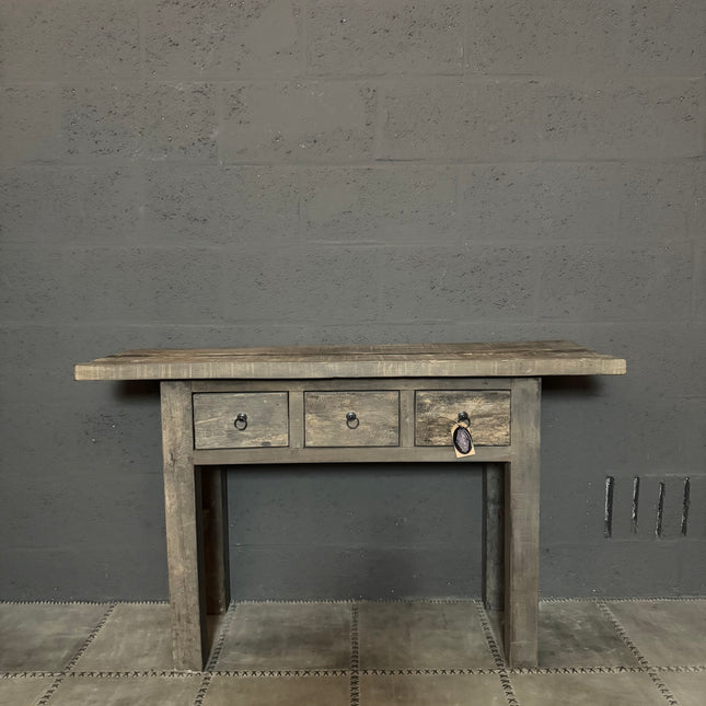 Driftwood sidetables met 3 lades